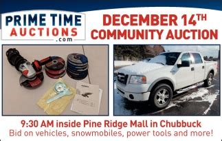 Prime time auctions idaho - Mar 3, 2015 · Prime Time Auctions is located in Pocatello, providing some of the best live and online auctions in Idaho. Whether you buy or sell, we combine Technology and Tradition to give you the best auction experience possible. 